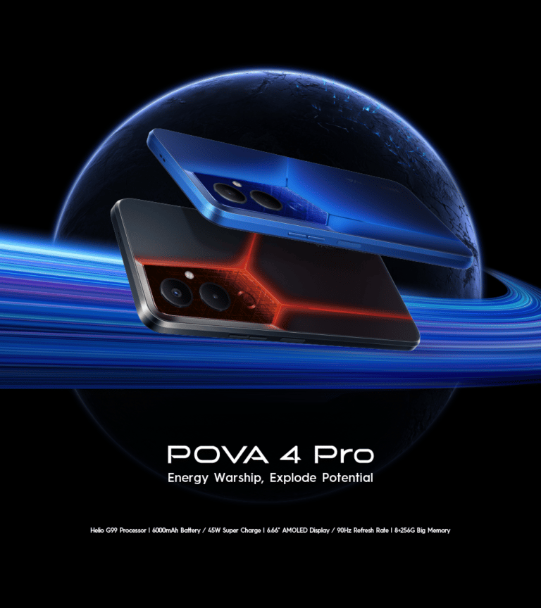 TECNO POVA 4 Pro Launched Globally POWER ALWAYS ON