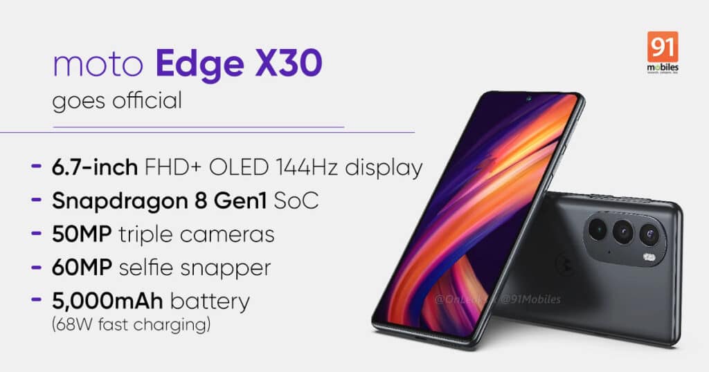 moto edge x30 launch feat