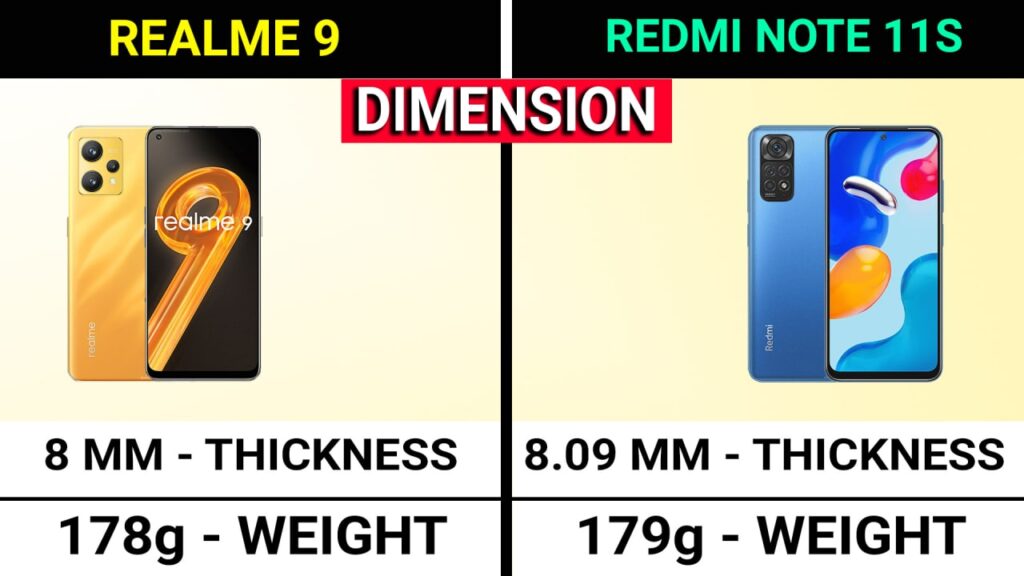 Redmi Note 11s vs Realme 9 4G