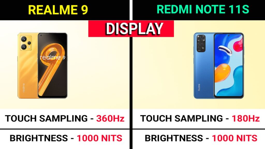 Redmi Note 11s vs Realme 9 4G