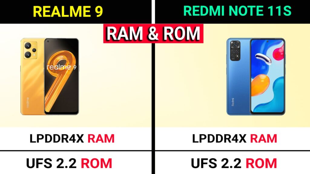 Redmi Note 11s vs Realme 9 4G