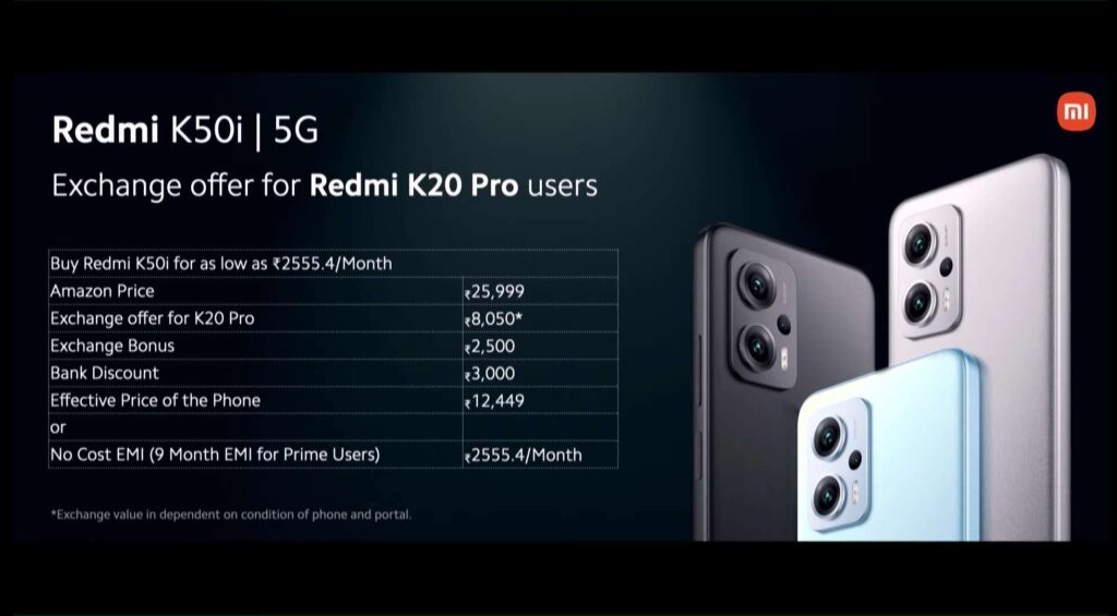 Redmi K50i 5G and Buds 3 Lite5