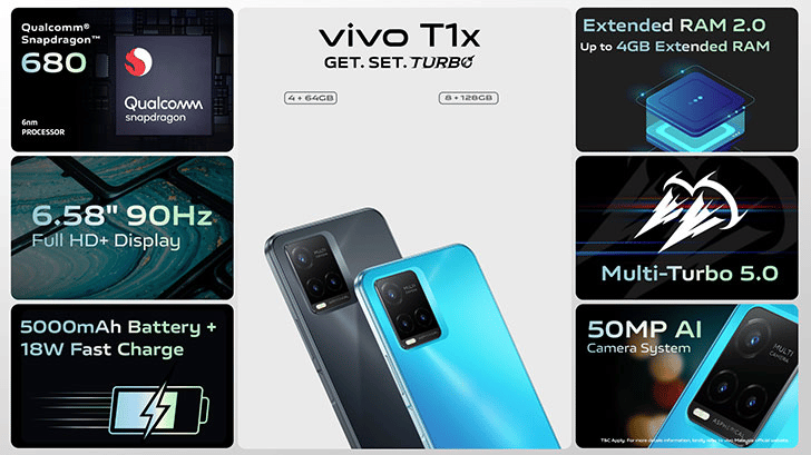 Vivo T1X 4G