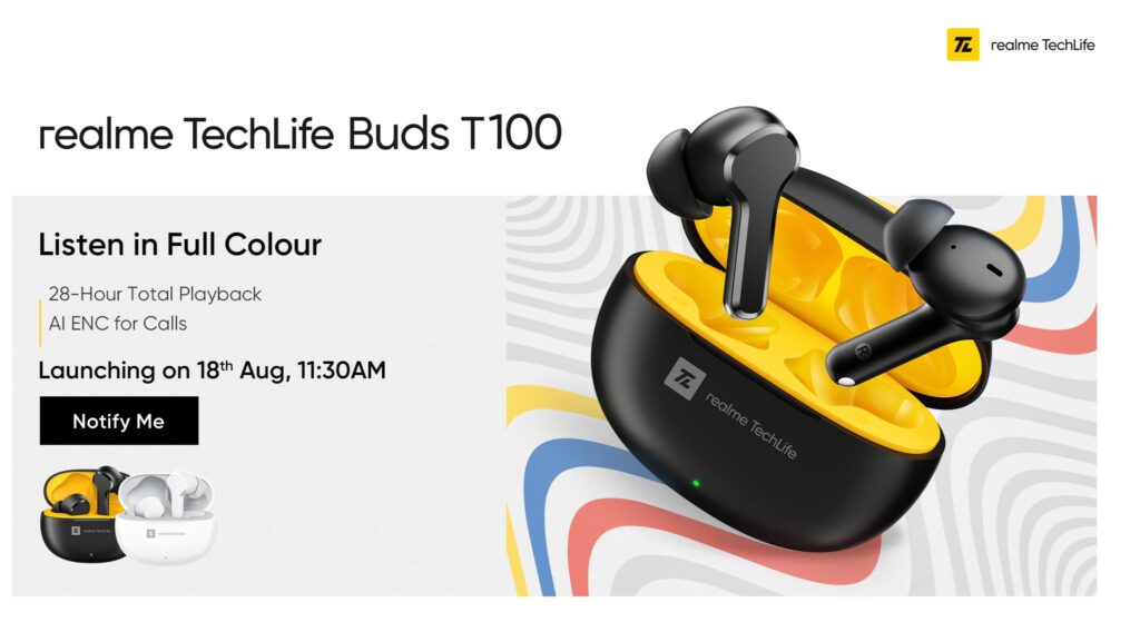 Realme TechLife Buds T100