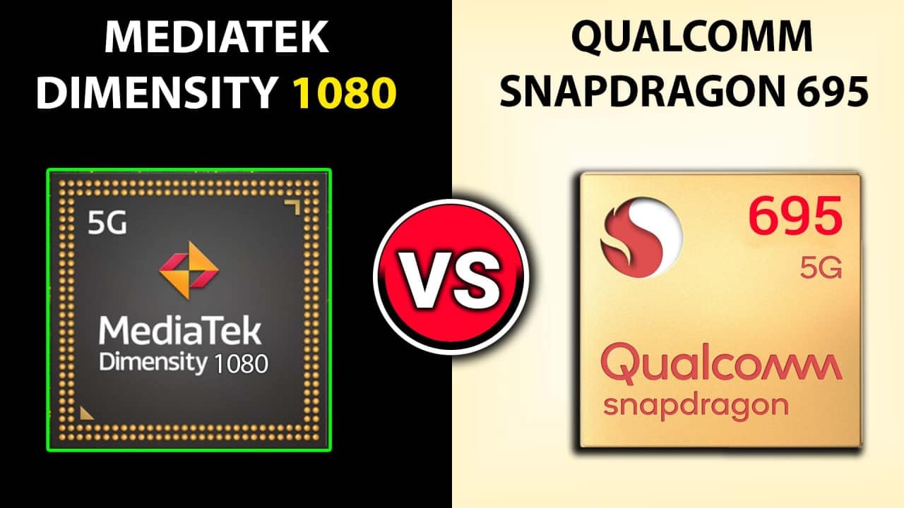 Chipset Clashes: Mediatek Dimensity 1080 vs Snapdragon 695!