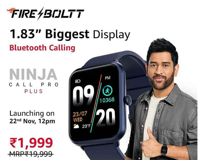 Fireboltt Ninja Call Pro Plus Launch date and pricing