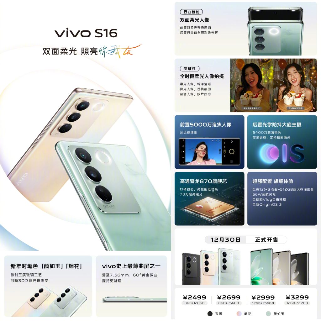 Vivo S16