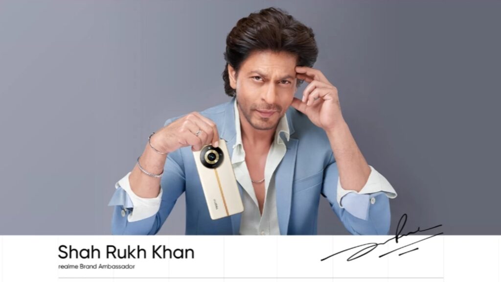 Realme and ShahRukh Khan