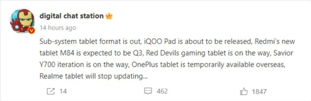 Launch Dates of Some of the Upcoming Tablets Tipped