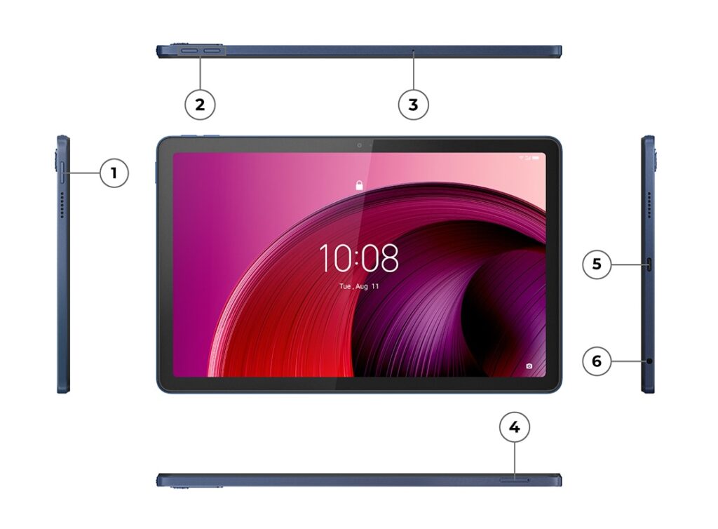 lenovo tab m10 5g pdp ports